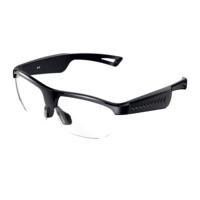 Lunettes Intelligentes de Sport en Plein Air pour Cyclisme, Anti-Vent, avec Appel, Traduction IA, Audio à Oreille Ouverte et Assistant Vocal