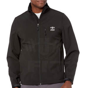 Chaqueta Softshell de alta calidad para hombre, a prueba de viento, tela de lona de invierno, cuello con capucha, recién llegado, servicio OEM disponible - Product Image 1