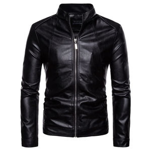 Vente en gros Veste en cuir pour homme à la mode Veste en cuir de haute qualité pour homme Veste en cuir de moto respirante OEM - Product Image 1