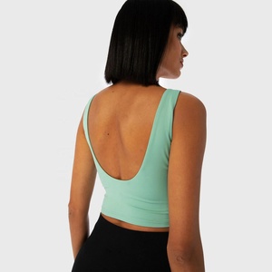 Débardeur de sport pour femme de haute qualité, respirant, séchage rapide, tissu jersey écologique, haut de sport court, XXL/XXS OEM - Product Image 3