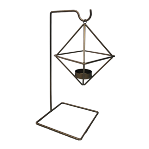 Soporte de vela de Metal geométrico más vendido, portavelas colgante decorativo de Mesa para el hogar de calidad Superfina - Product Image 1