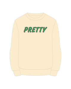 Sudadera Neutral 08 Pretty Girl con Cuello Redondo, Ropa de Hermandad Griega, Sudadera Rosa y Verde para Mujer, Ropa Casual de Hermandad Universitaria - Product Image 5