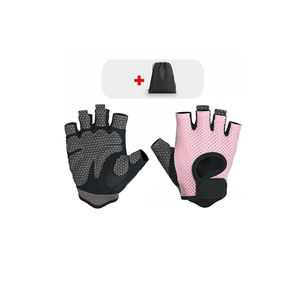 Gants d'haltérophilie rembourrés respirants durables sangles de poignet réglables poignée de paume pour l'utilisation d'entraînement de musculation - Product Image 2