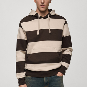 Sweat-shirts à capuche pour hommes de haute qualité, 100% coton, doublés, anti-froissement, lourds, streetwear, avec logo personnalisé - Product Image 6