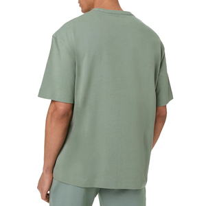 Nueva Llegada, Camiseta de Lujo para Hombre, Talla Grande, Oversize, OEM ODM, Diseño de Logotipo Personalizado, Color Sólido Estampado, 100% Algodón - Product Image 3