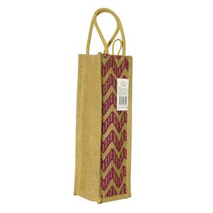 Bolsas para botellas de vino de yute reutilizables de diseño clásico Precio al por mayor para pedidos al por mayor - Product Image 4