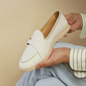 <b>Shock</b> Absorption Leather Shoes with Reinforced Heel and Anti Slip Sole Formal Shoes for Men Work Shoes - Product Image 4