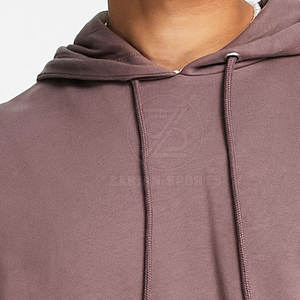 Sudadera con capucha de gran tamaño básica de color sólido para hombre, Sudadera con capucha suave de moda informal diaria con corte holgado y aspecto clásico - Product Image 2