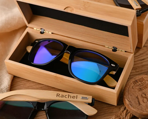 Mallette de rangement polyvalente de luxe fabriquée à la main boîte de présentation de lunettes en bois pour la vente au détail et la collection personnelle Fabriqué au Vietnam - Product Image 1