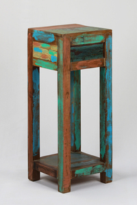 Table d'appoint en bois massif de style traditionnel moderne pour le salon, la décoration de la maison et de l'hôtel, utilisation pour le café et la salle à manger - Product Image 6