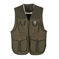 Gilet de Tir à Bretelles Ajustables en Cuir Suédé Rembourré avec Maille pour la Chasse et les Sports de Plein Air – Parfait pour l'Appel au gibier, Logo Personnalisé, Fermeture Facile