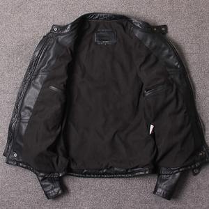 Veste en cuir la plus populaire pour hommes, qualité personnalisée, fabriquée au Pakistan, vestes en cuir de moto de qualité supérieure - Product Image 6
