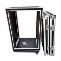 Flight case U Rack antichoc double couche 20U avec deux portes et personnalisation OEM