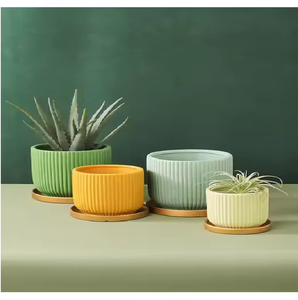 Macetas Clásicas para Plantas Artificiales, Decorativas para Interiores y Exteriores, Jardín, Hogar, Vivero, Centro Comercial - Product Image 3