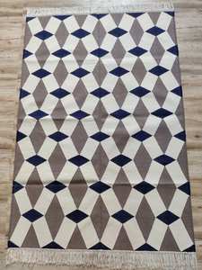 Meilleure vente de tapis modernes à tissage plat en coton motif indien traditionnel marocain usage décoratif pour la maison salle à manger espace de prière - Product Image 2