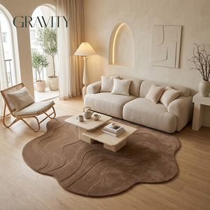 <span class=keywords><strong>Tapis</strong></span> de salon personnalisable, nouveau style, doux, durable, moderne, minimaliste, forme irrégulière, fait main, pour la décoration d'<span class=keywords><strong>appartement</strong></span> - Product Image 3