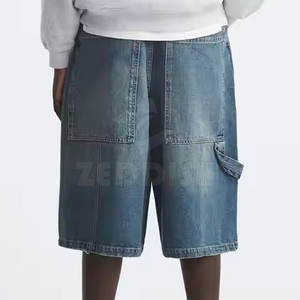 Shorts en jean sportifs sur mesure de style nouveau, couleur personnalisée, service OEM, haute qualité, fabriqué au Pakistan - Product Image 6