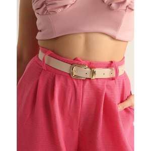 เข็มขัดโลหะชุบทองสำหรับผู้หญิง ไม่หมองคล้ำ - Product Image 1