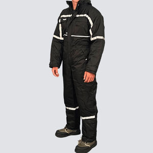 Conjuntos de Overoles de Trabajo de Poliéster Color Caqui para Hombre - Múltiples Bolsillos, Reflectantes, Antiestáticos, Certificación CE, Transpirables, con Protección Contra Pinchazos - Product Image 1