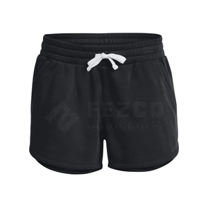 2025 nouveaux Styles Logo personnalisé taille haute femmes Shorts coton respirant avec poches doux ample été Shorts - Product Image 1