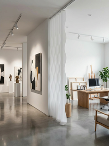 Persianas Verticales Onduladas Personalizadas ZSTARR, Tela para Cortinas Enrollables, Paneles Verticales con Diseño <span class=keywords><strong>de</strong></span> Ondas <span class=keywords><strong>de</strong></span> Agua para Separadores <span class=keywords><strong>de</strong></span> Ambientes y Ventanas Grandes - Product Image 3