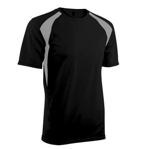 เสื้อยืดฟุตบอลแนวสปอร์ตสวมใส่สบายสำหรับผู้ชายโลโก้แบบกำหนดเองผ้าถักแบบระบายอากาศได้และติดฉลากเพิ่มเติม - Product Image 1