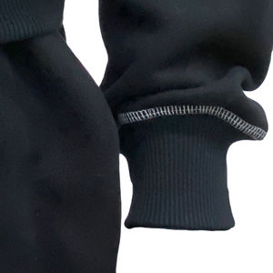 Sweat à capuche en coton pour hommes avec logo imprimé personnalisé ensemble Streetwear ensemble de jogging survêtement de sport à points contrastés - Product Image 3