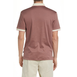 ใหม่ล่าสุดโลโก้ที่กําหนดเองการออกแบบที่ไม่ซ้ํากันนุ่มผู้ชายเสื้อยืดซิปแขนสั้นBreathableผ้าฝ้าย 100% เสื้อโปโลผู้ชาย - Product Image 5