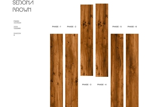 Ấn độ chất lượng xuất khẩu <span class=keywords><strong>Sedona</strong></span> Nâu 200x1200 mét bằng gỗ sứ gạch với veerner hoàn thành sàn gạch - Product Image 3