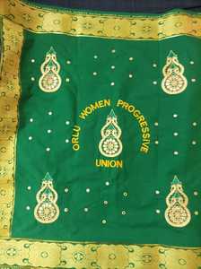 Intorica George Robe de bal de luxe Broderie florale multicolore avec bordure ronde lourde Diamant et éléments décoratifs en cristal - Product Image 3