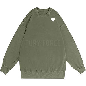 Nouveau design Meilleure vente Sweat-shirt délavé à l'acide pour hommes quantité minimale de commande bas Vente en gros Sweat-shirt délavé à l'acide pour hommes à vendre - Product Image 1