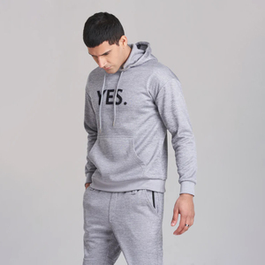 Venta al por mayor en blanco pulóver sudaderas con capucha conjuntos de pantalones de chándal para hombre deportes Jogger chándal hombre Jogging 2 piezas chándal para hombres - Product Image 2