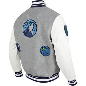 Vente chaude Gris Broderie Personnalisée Conception Varsity Hommes Vestes Letterman Homme Vestes Causal Hiver Vestes pour homme Respirant - Product Image 6