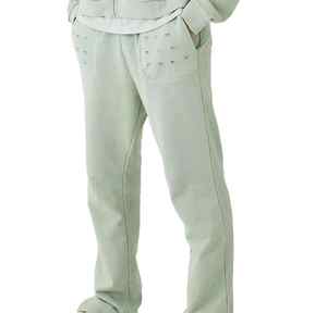 Chándal personalizable de peso pesado para hombre, Jersey Vintage lavado con ácido, Sudadera con capucha, sudaderas acampanadas, parche desgastado OEM, Invierno ajustado - Product Image 2