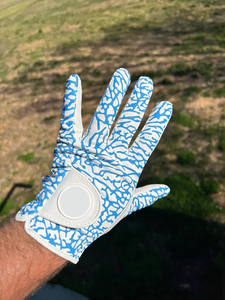 Guante de golf transpirable de cuero suave a todo color Guantes de golf con logotipo personalizado para deportes Guantes de golf para todo tipo de clima a precio al por mayor - Product Image 3