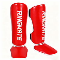 Protège-tibias personnalisés pour entraînement de boxe, adultes, kickboxing, Sanda, protection des chevilles, MMA, Muay Thai