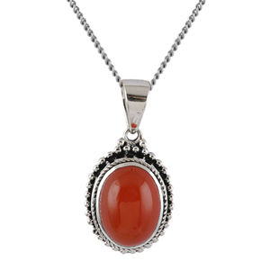 Colgante de Plata de Ley 925 personalizado, hecho a mano diseño clásico, bisel de cuarzo ahumado Natural ovalado, joyería para fiestas - Product Image 5