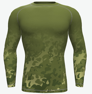 Protège-éruption personnalisé BJJ MMA-Manches complètes en polyester/coton écologique à séchage rapide et respirant - Product Image 1