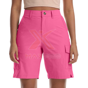 <b>Women's</b> Breathable Canvas <b>Cargo</b> <b>Shorts</b> Lightweight 100% Cotton High Quality Apparel Wholesale - Product Image 4