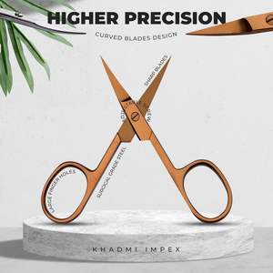 Premium Cuticle <b>Scissors</b> Multi-purpose Stainless Steel Curved Blades -<b>Manicure</b> <b>Scissors</b> for Nail, Eyebrow, Eyelashes <b>Scissors</b> - Product Image 5