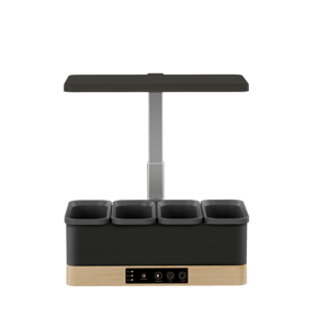 Jardin intérieur intelligent J&C Wood look, LED spectre complet, hauteur réglable, minuteur pour jardinage intérieur et agriculture urbaine - Product Image 4