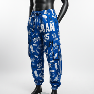 Pantalones Holgados para Mujer, Tela de Poliéster GSM Premium, Estampado por Sublimación en Toda la Superficie, Estilo Cargo, Logotipo Personalizado, Pantalones Holgados en Venta - Product Image 4