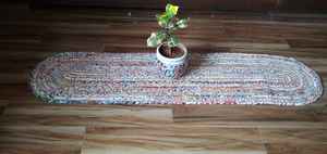 New Wholesale Hand-Braided <b>Jute</b> Eco-Friendly Non-Slip Modern Oval <b>Rug</b> Luxury Embroidered Dining Room Area Carpet India Door - Product Image 5