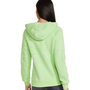 Sudadera con Capucha de Manga Larga para Mujer, de Alta Calidad, con Logotipo Personalizado, Frente Sólido, Transpirable, de Algodón y Felpa - Product Image 2
