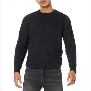 300 GSM personnalisé hommes col rond sweat automne Streetwear français éponge goutte épaule brodé polaire usine solide motif - Product Image 3