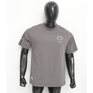 เสื้อยืดผู้ชายแฟชั่นปักโลโก้สไตล์วินเทจพลัสไซส์ระบายอากาศได้ดี - Product Image 2