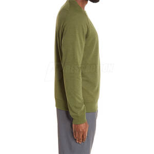 Sudadera de cuello redondo de talla XS para hombre, sudadera de lana en blanco personalizada con patrón sólido, precio al por mayor, diseño de impresión en línea para la oferta de invierno - Product Image 3