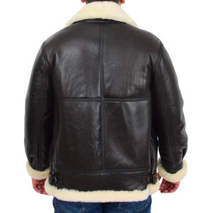 Veste en cuir pour hommes au meilleur prix Veste en cuir imperméable, respirante et durable de bonne qualité Conception personnalisée Service OEM - Product Image 4