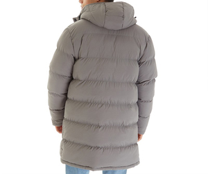 Veste matelassée en maille douce à col montant pour homme, vente en gros, hiver 2026, décontractée, fermeture éclair, imprimé, respirante, imperméable - Product Image 5