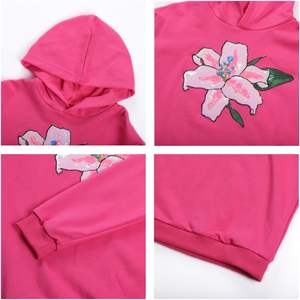 New Arrivals Customized Kids Hoodie for <b>Girl</b> &boys & Wholesale <b>Girls</b> Floral High Quality Kids <b>hoodies</b> - Product Image 6